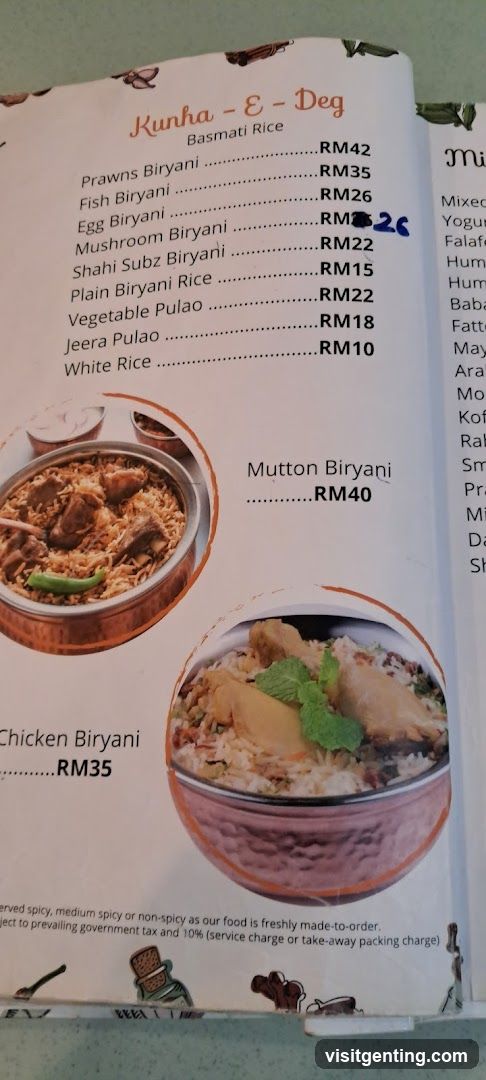 Kunha - E - Deg Menu