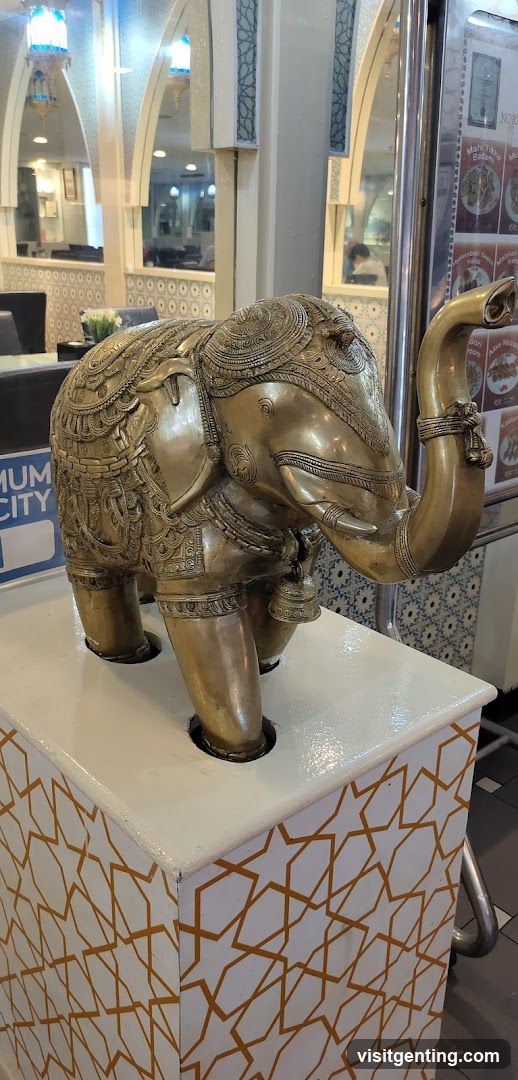 Interior decorative elephant statue