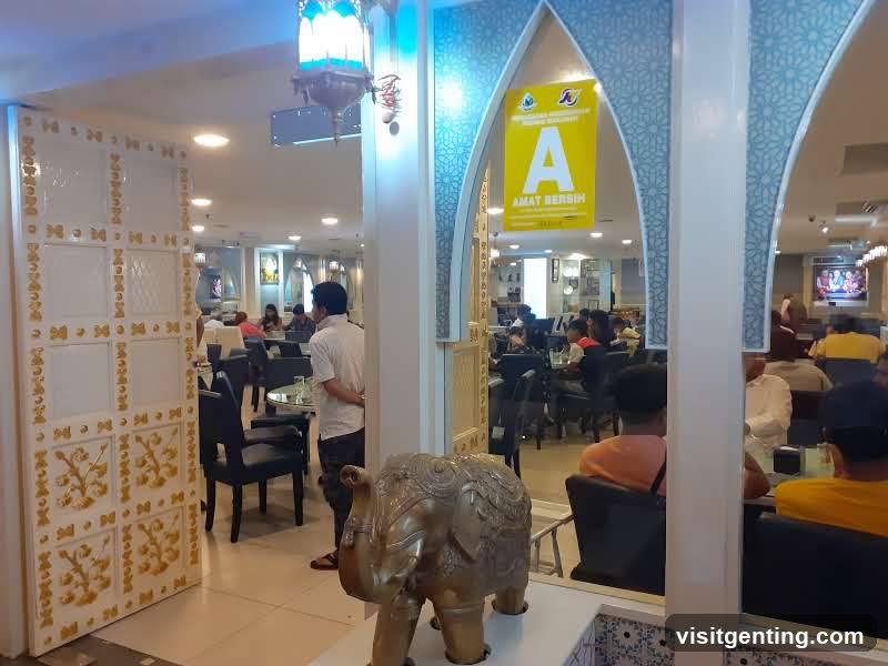 Interior View of Restaurant Entrance
