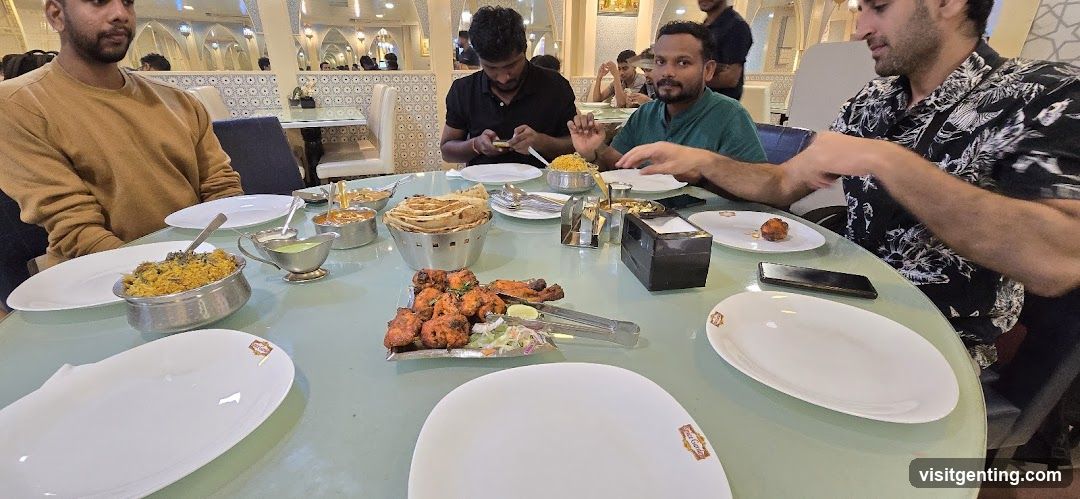 Group dining at restaurant