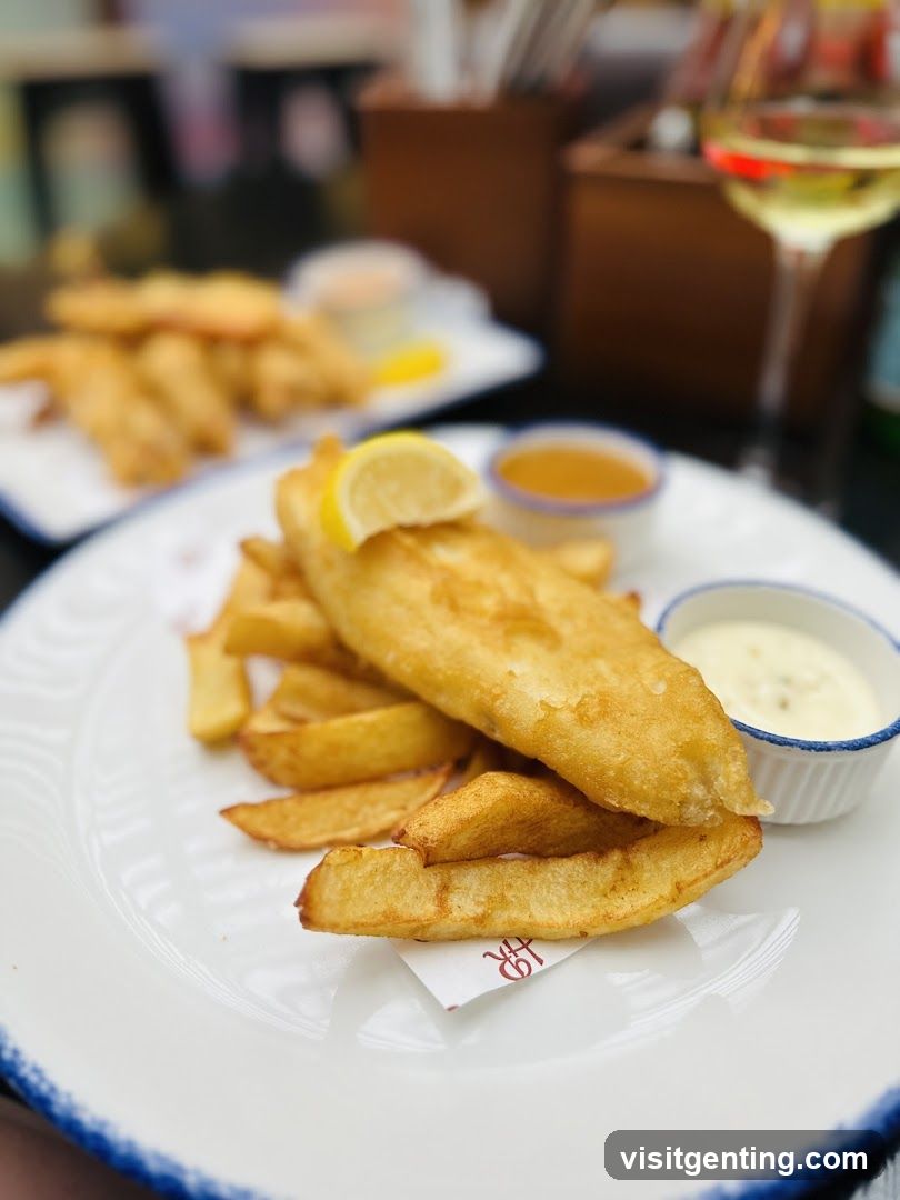 Fish and Chips Dish