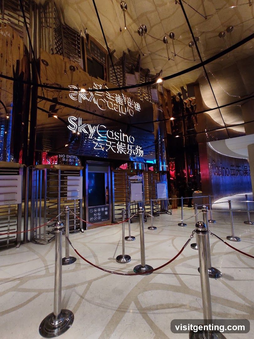 SkyCasino Entrance