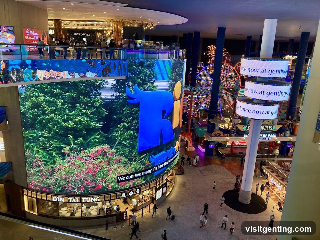 Genting Highlands Indoor Mall Interior