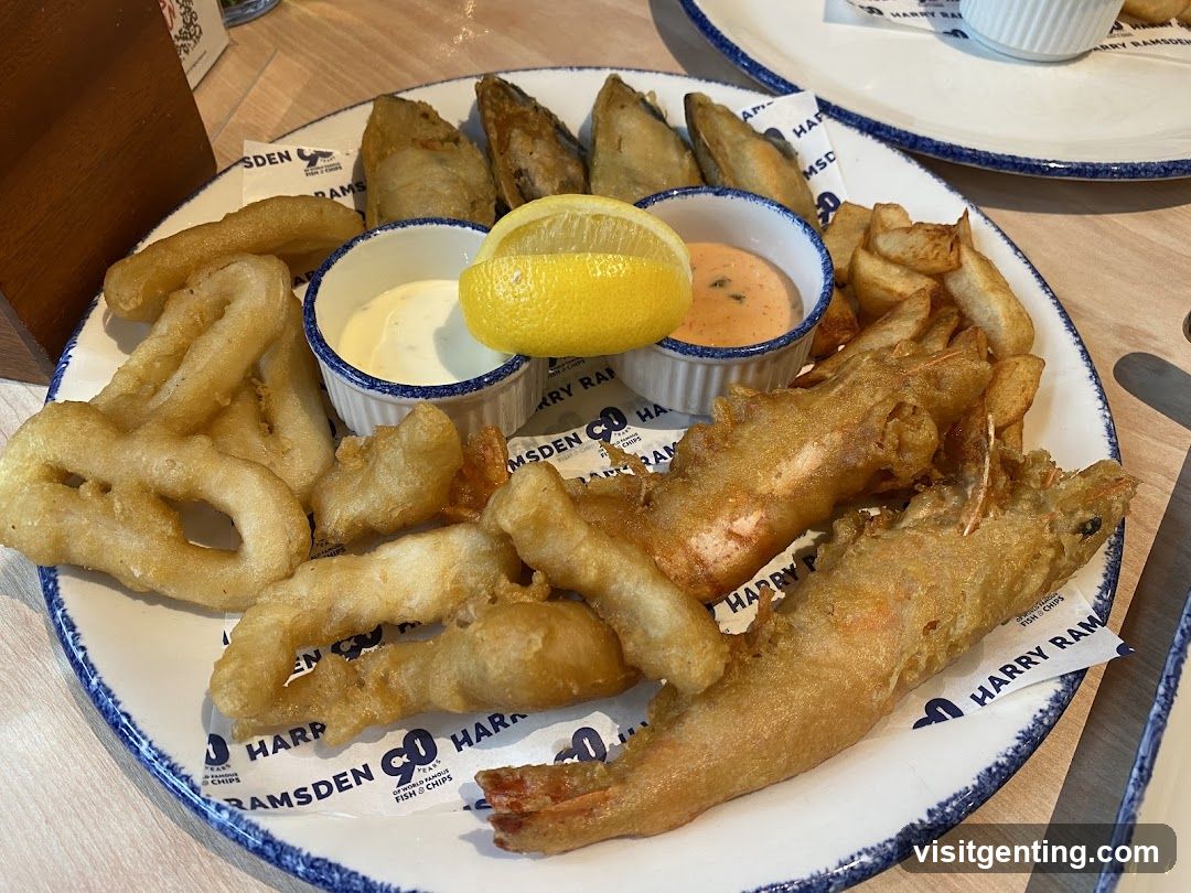 Fish and Chips Plate