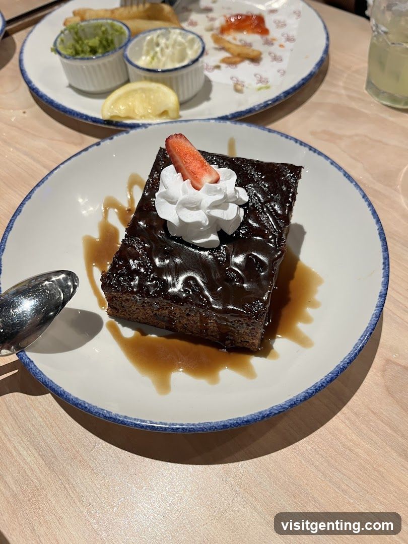 Dessert Plate at Restaurant