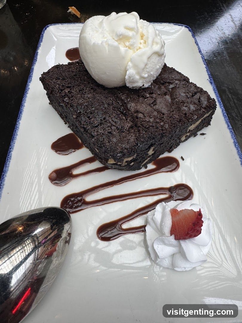 Chocolate Brownie Dessert