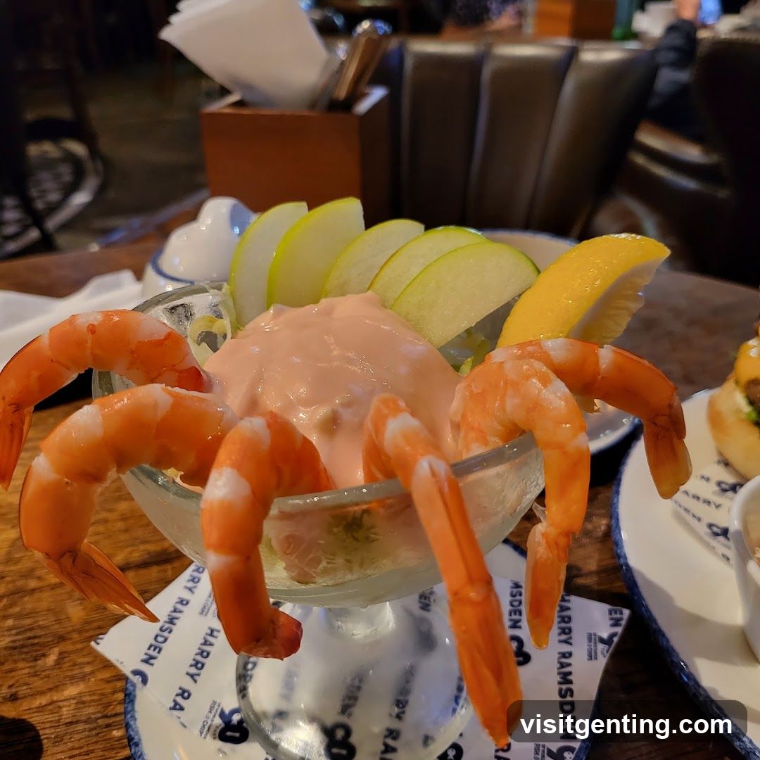 Shrimp Cocktail with Garnish