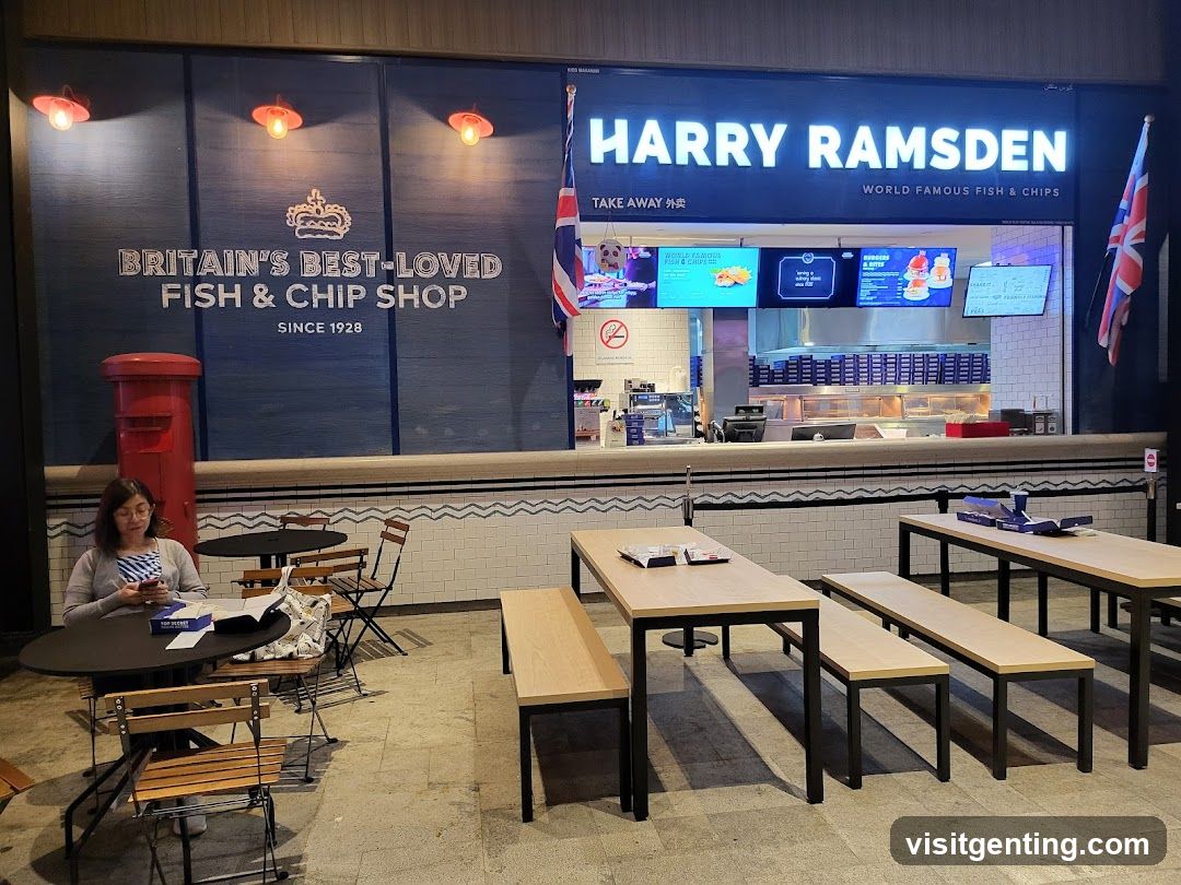 Harry Ramsden Fish & Chip Shop Interior