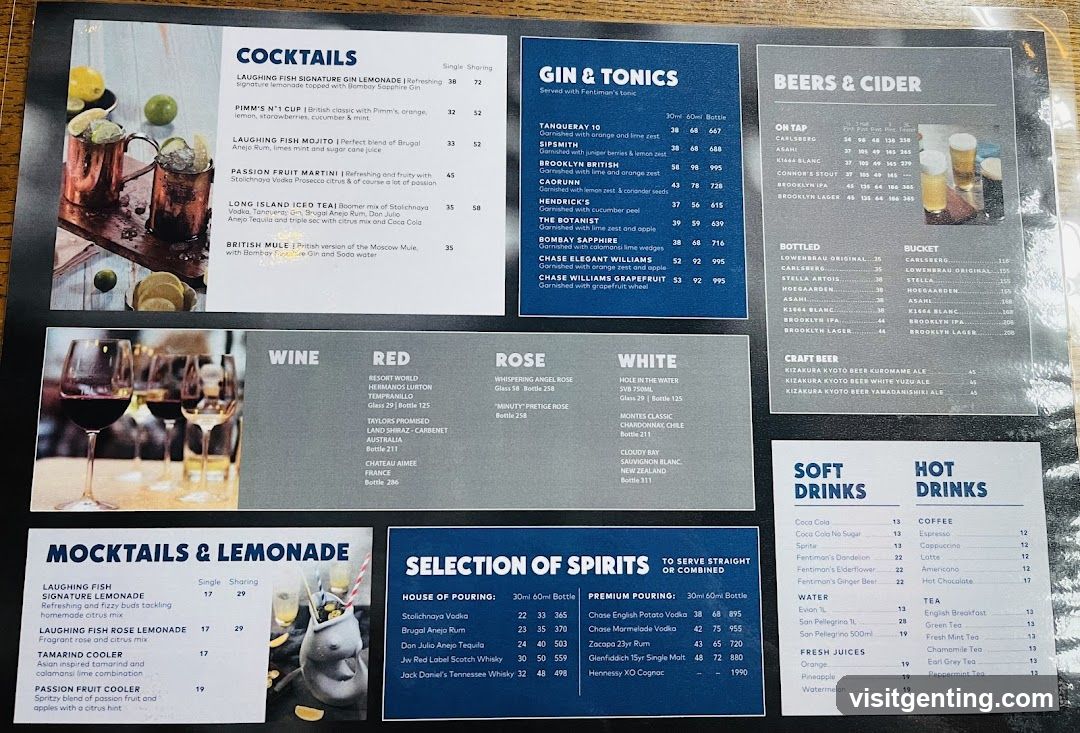 Bar Menu