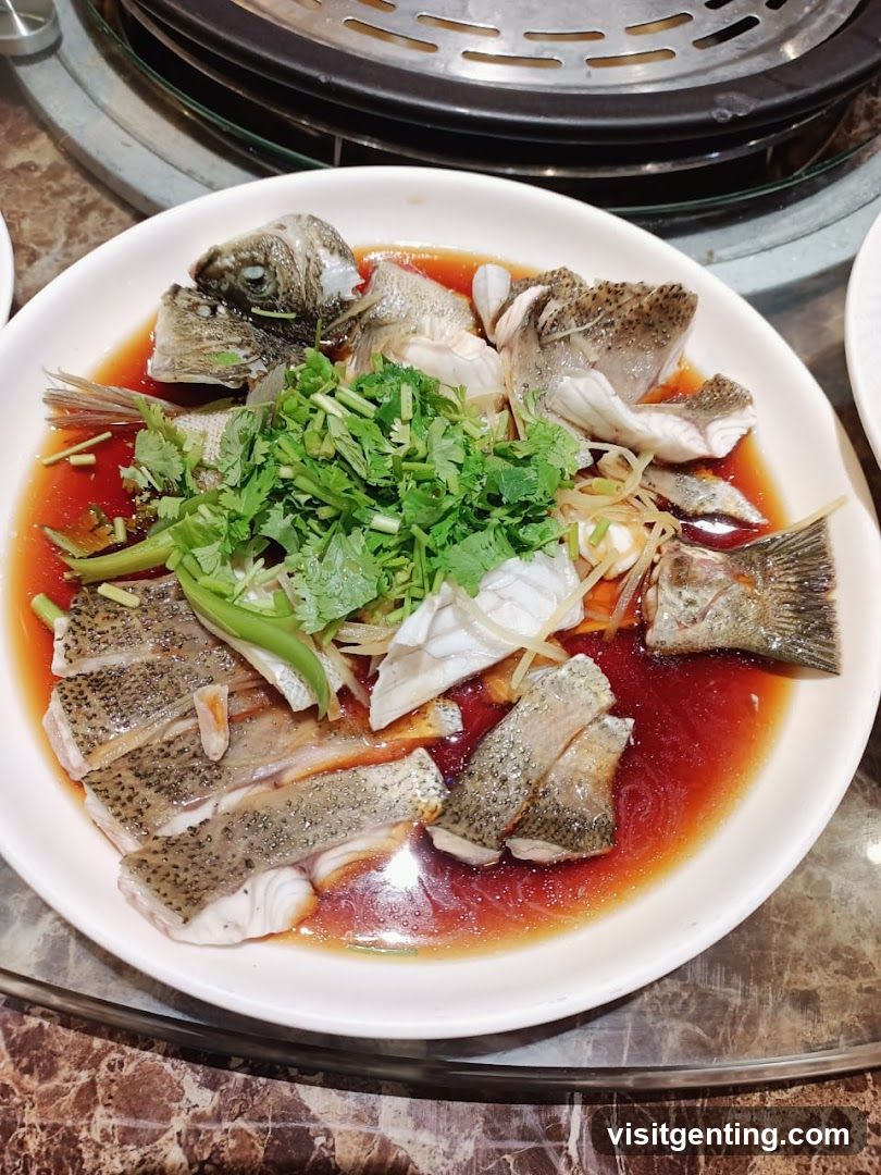 Steamed Fish Dish