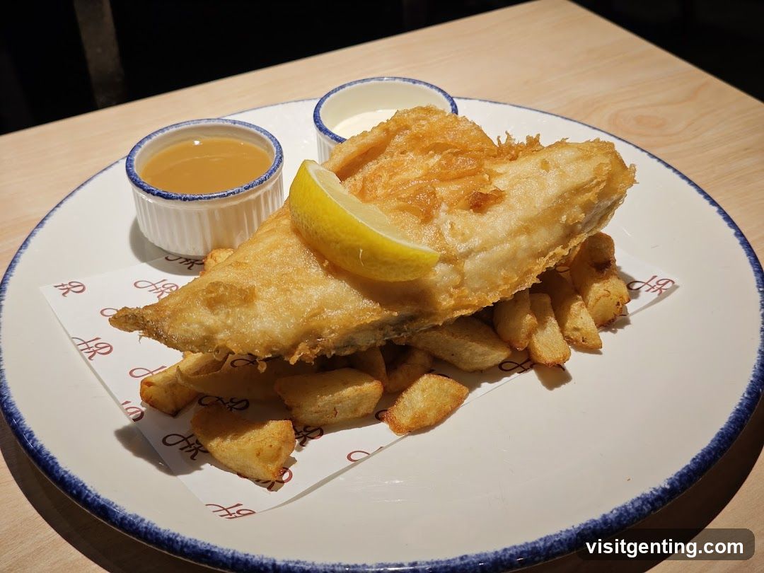 Fish and Chips Plate