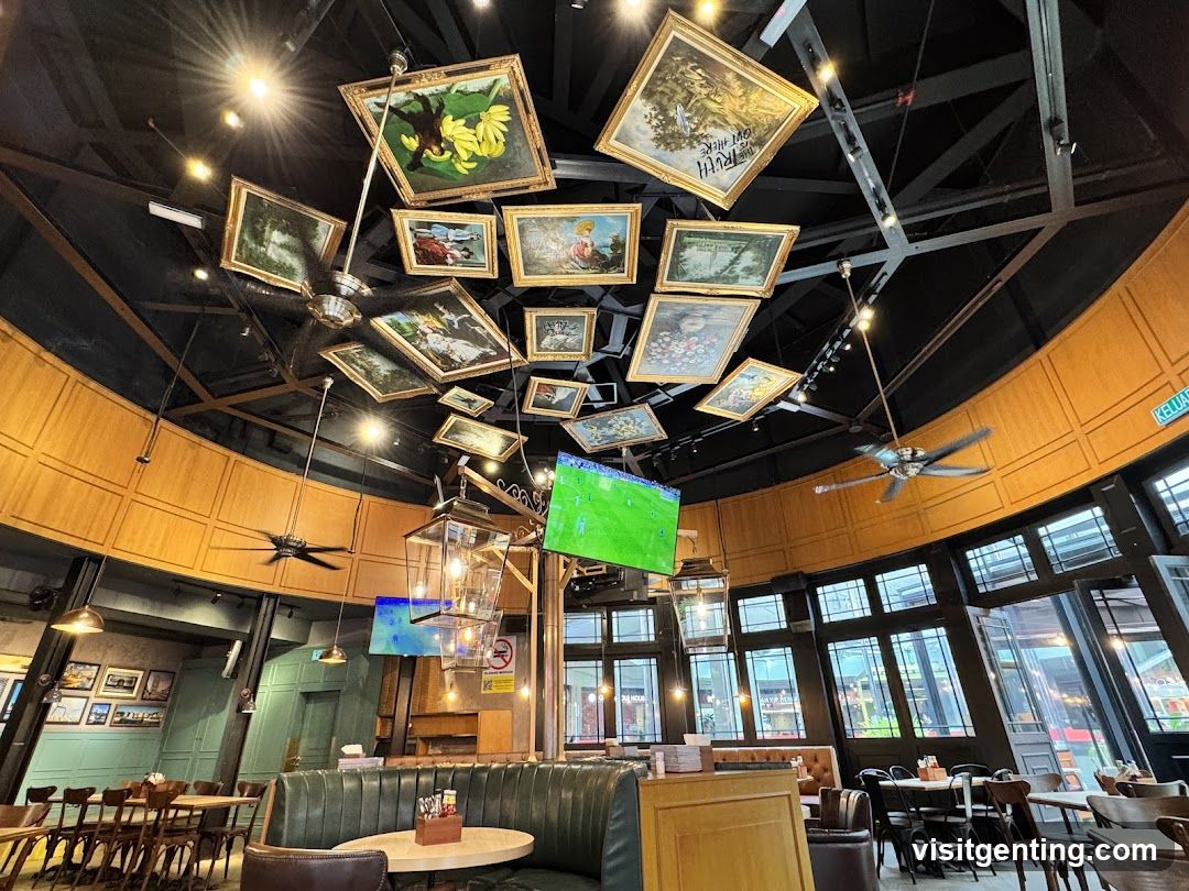 Interior of a restaurant or bar