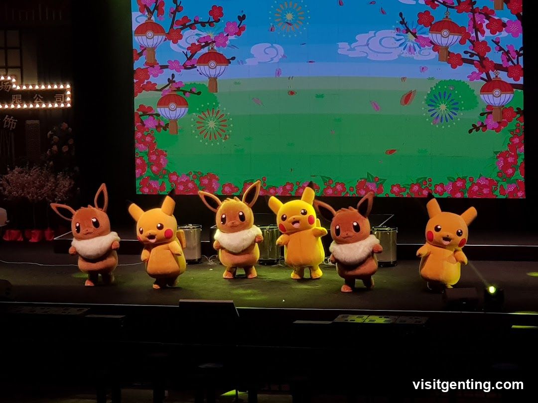 Stage Performance with Pokémon Characters