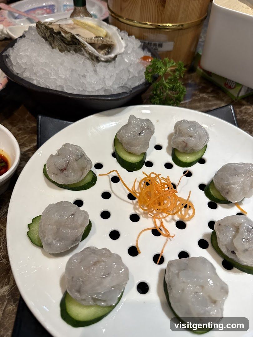 Dining Table with Seafood