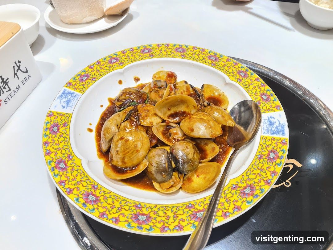 Dish served at Steam Era restaurant