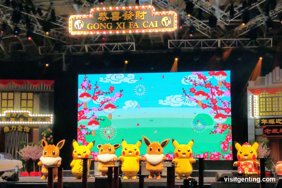 Pikachu Costumes on Stage