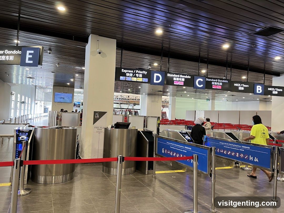 Airport Gondola Terminal Interior