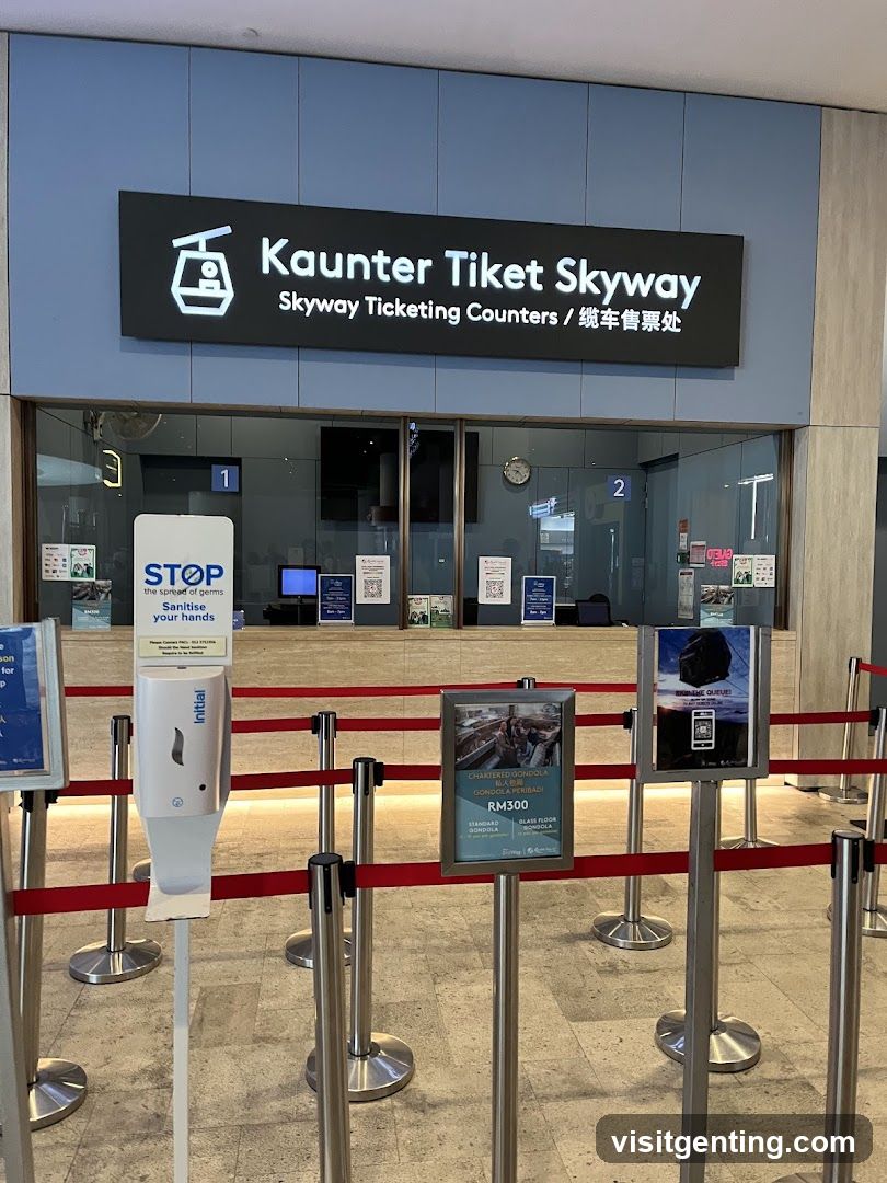 Skyway Ticketing Counters