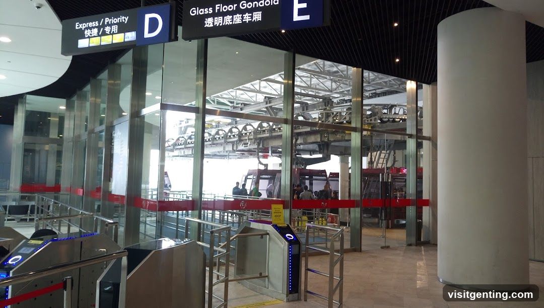 Airport Glass Floor Gondola Entrance