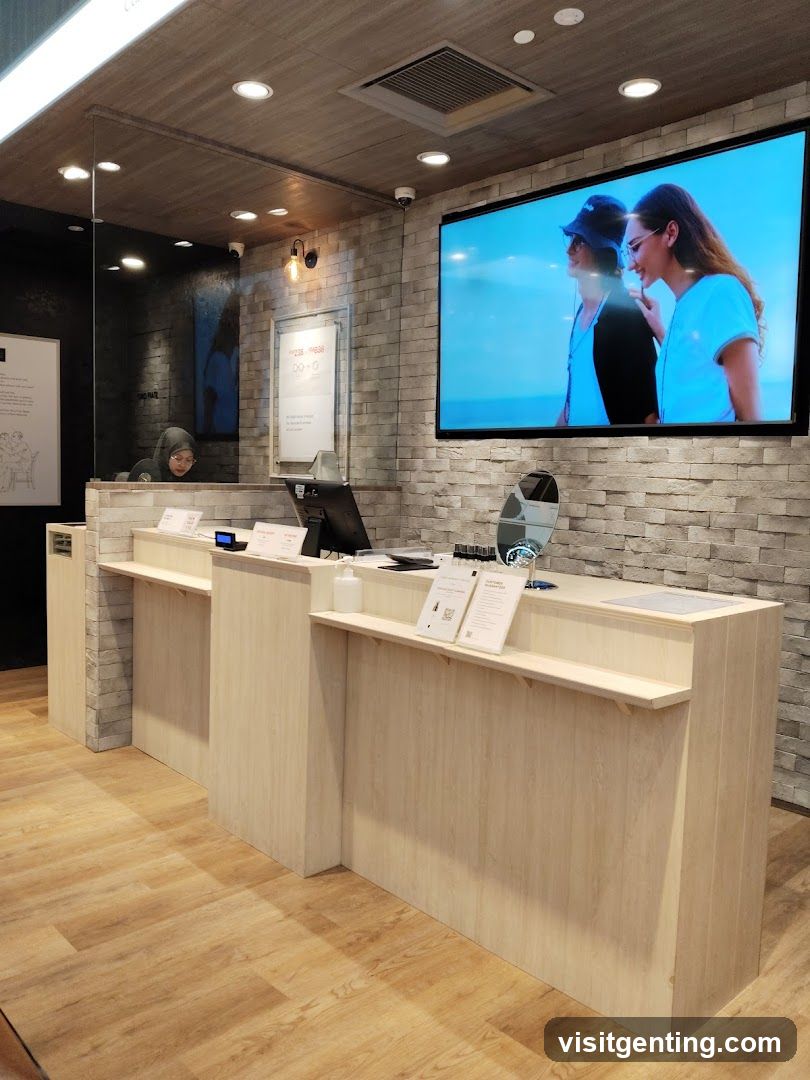 Interior reception area