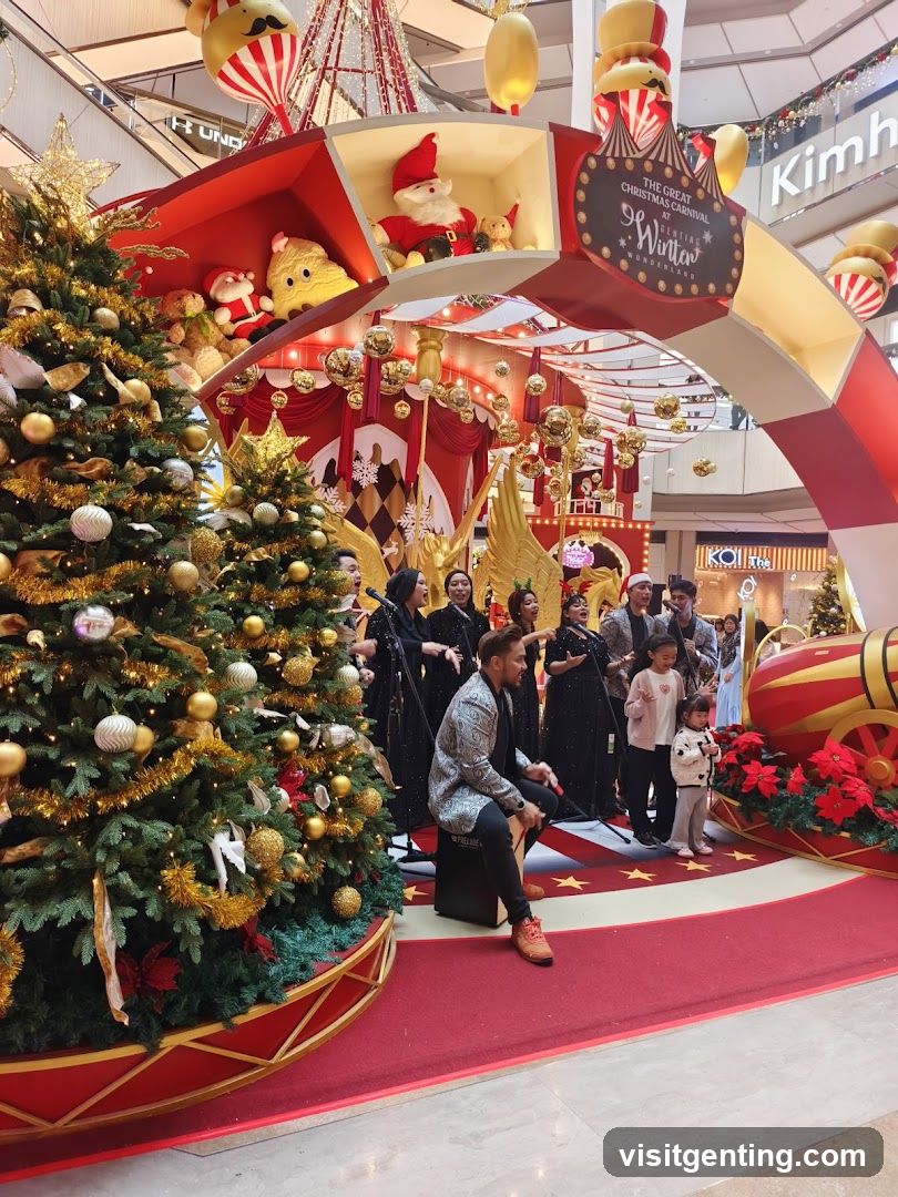 Christmas Carnival Display in Mall