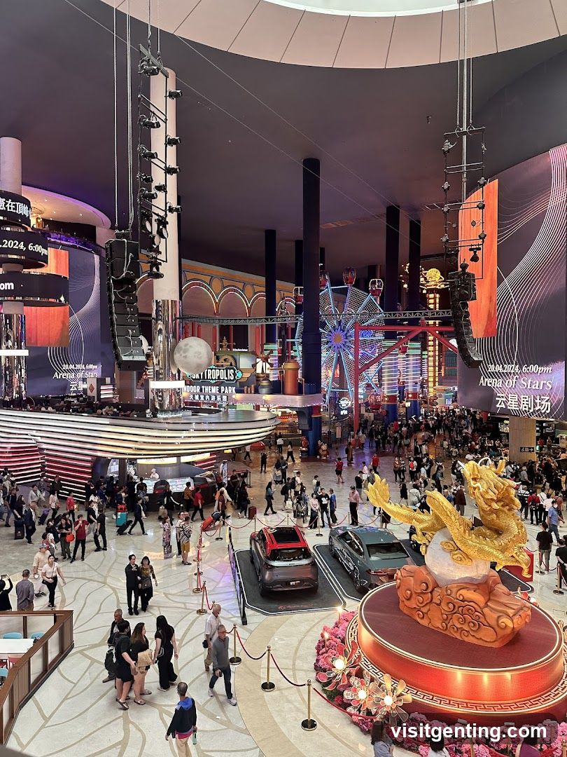 Interior of a large entertainment venue