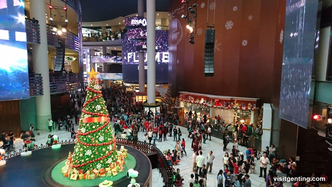 Shopping Mall Interior During Festival Season