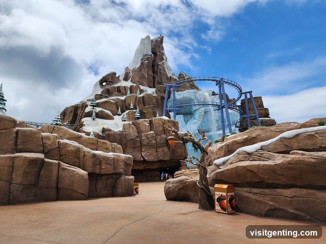 Theme Park Ride Entrance