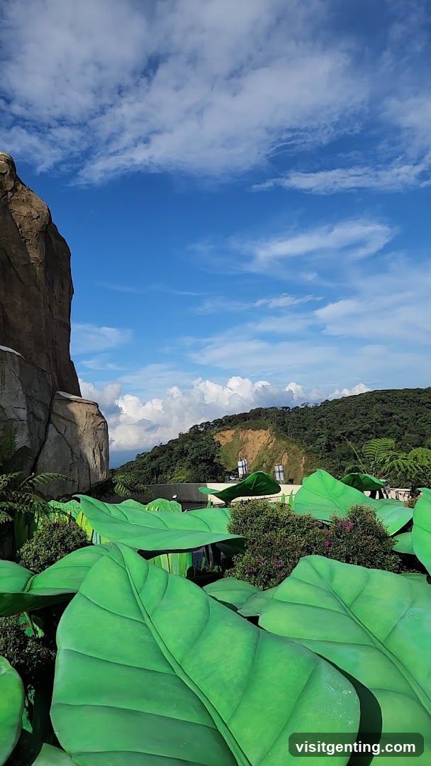 Outdoor Landscape with Artificial Greenery