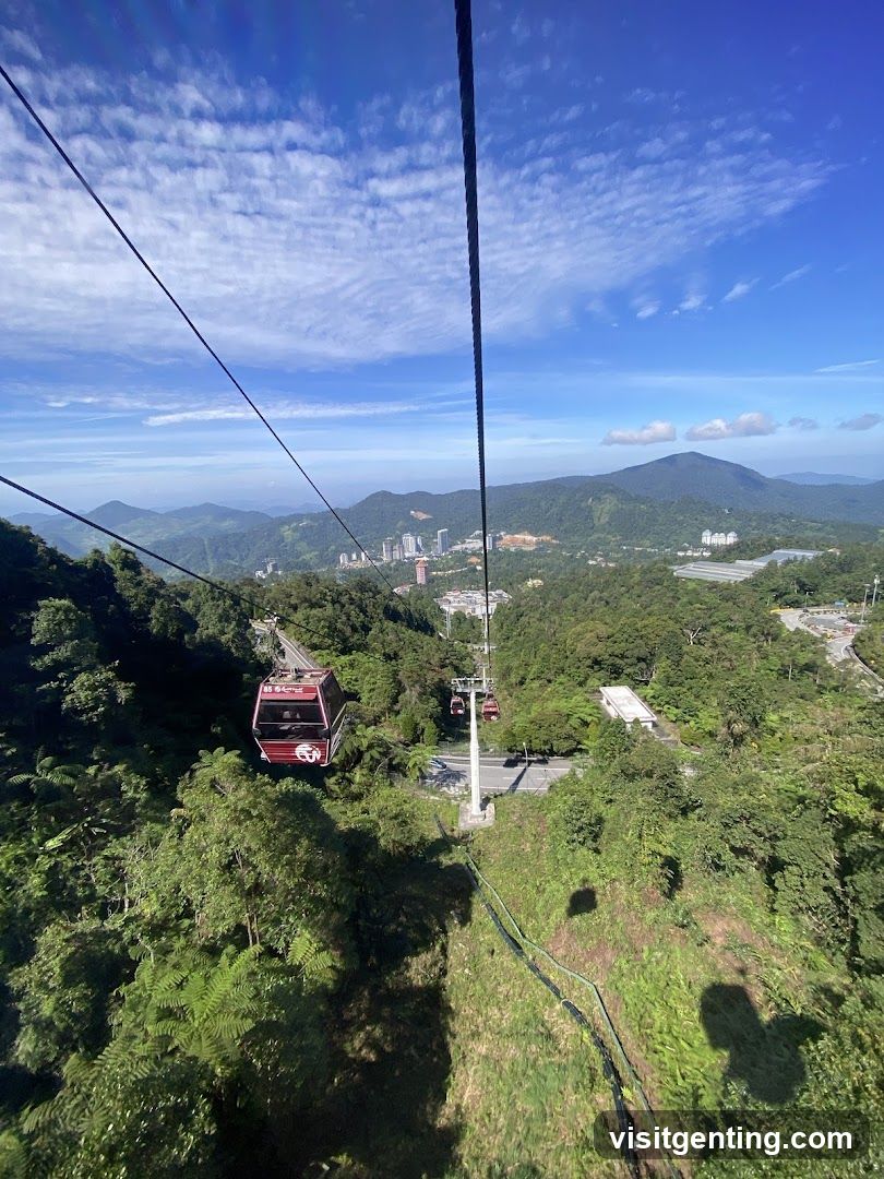 Cable Car View from Mount Bukit Bendera