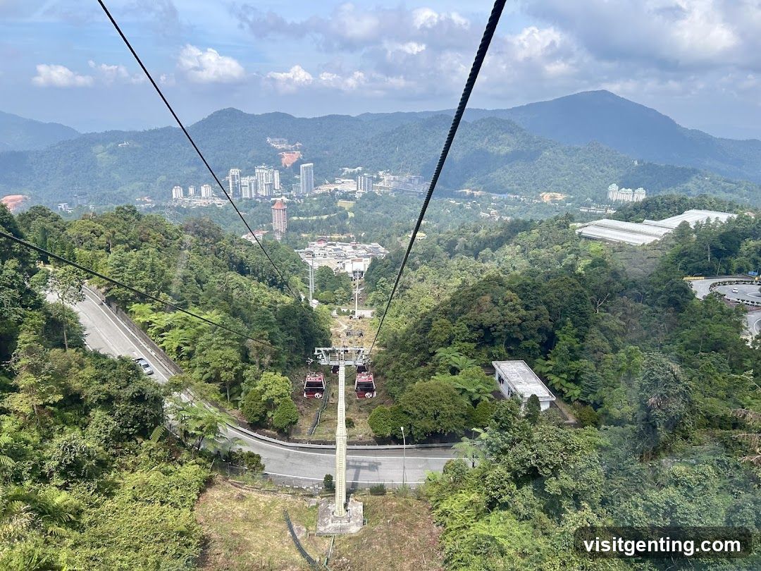 Cable Car View from Mount Bukit Bendera
