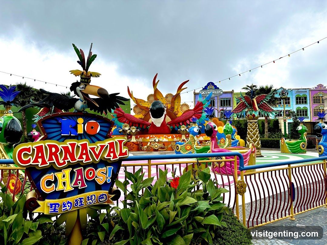 Rio Carnaval Chaos! Theme Park Ride Entrance