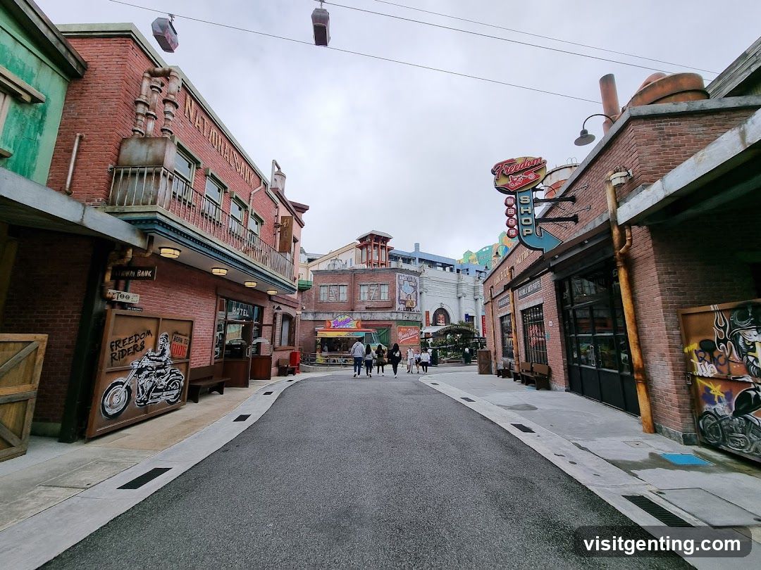 Street Scene in Theme Park
