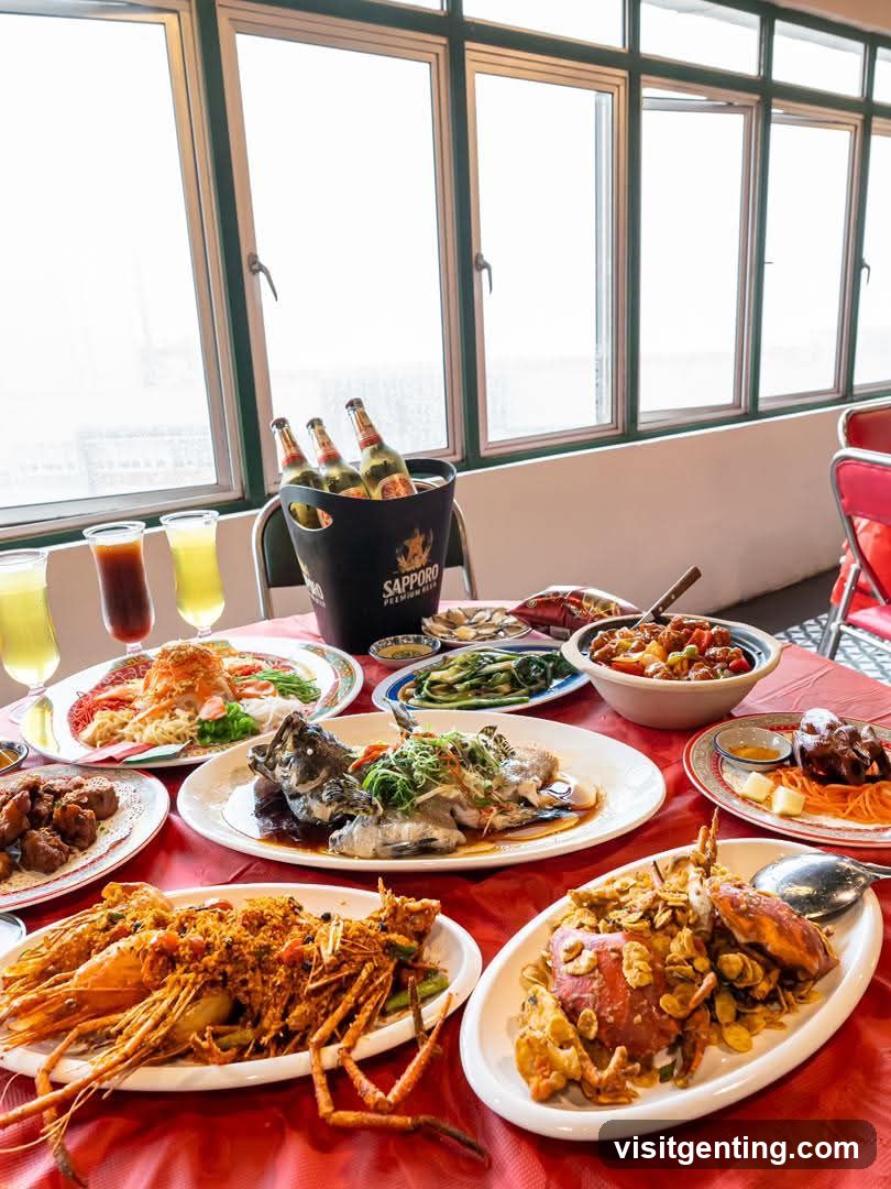Dining Table with Seafood Platter