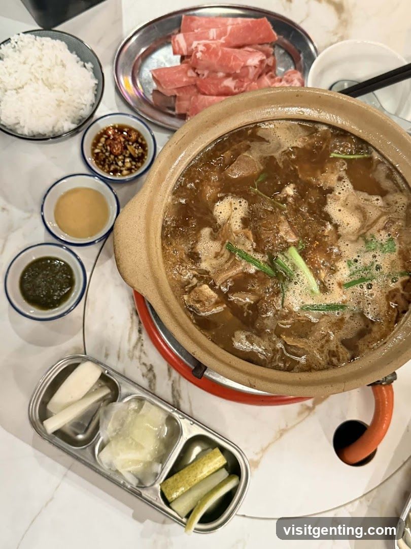 Hot Pot Meal Setup