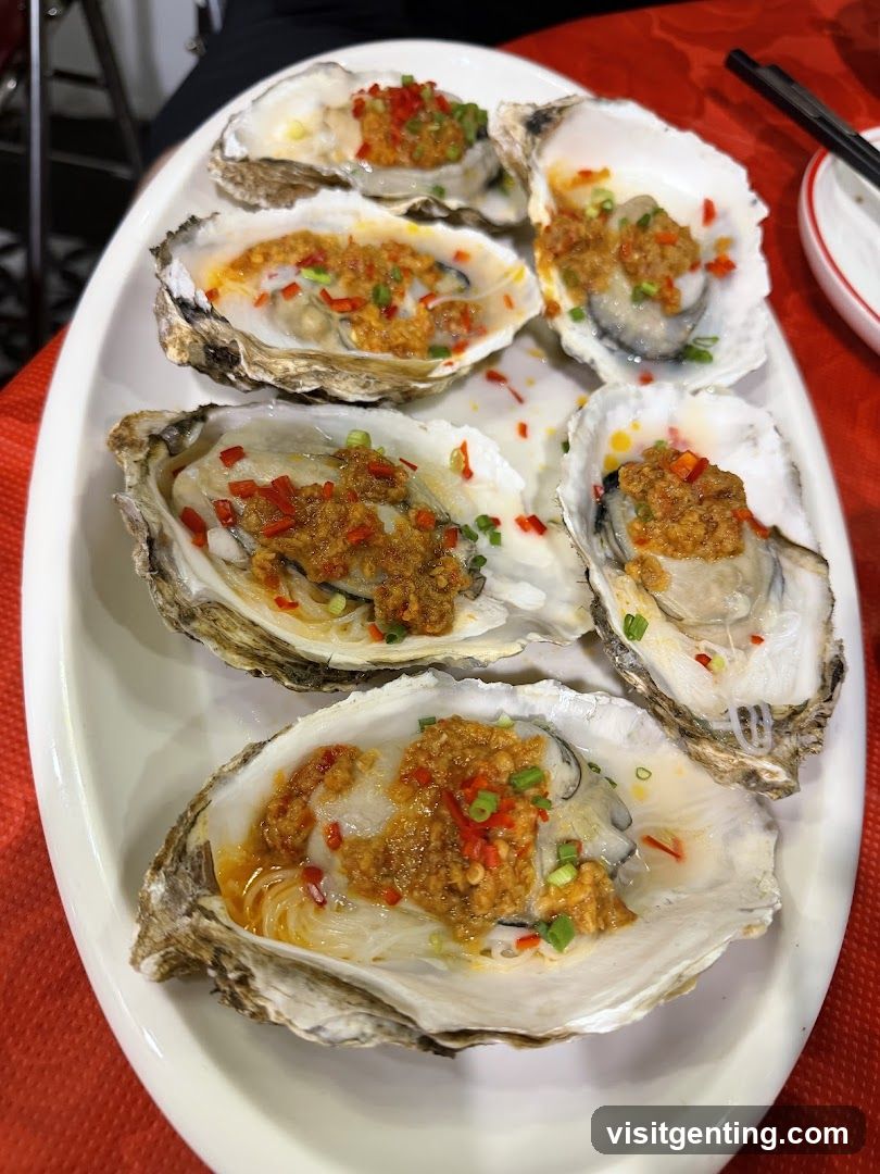 Oysters on a Plate