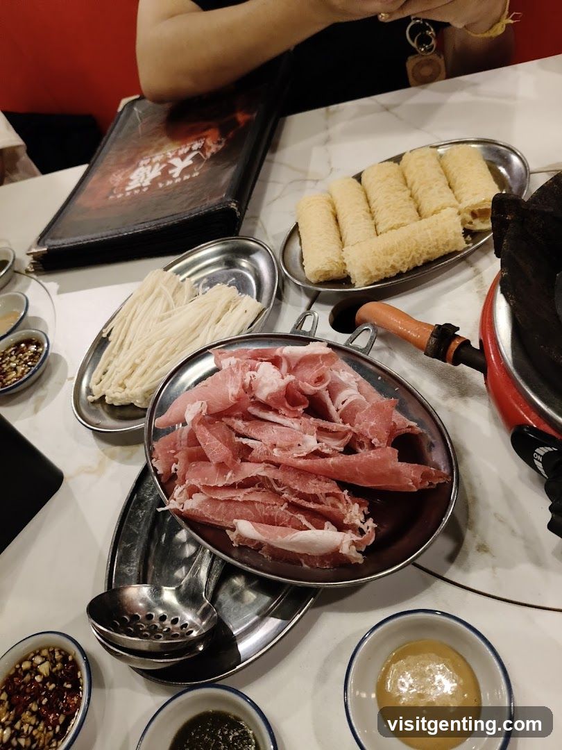 Hot pot dining table