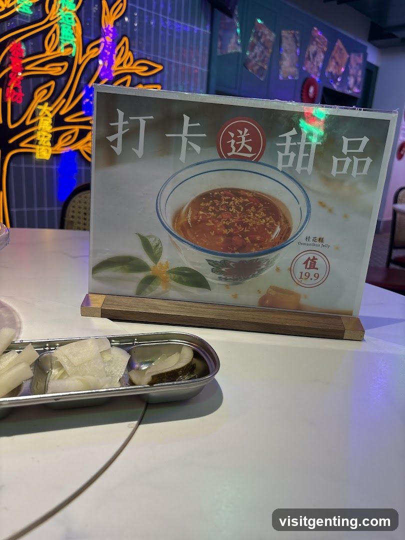 Tabletop Promotion Sign