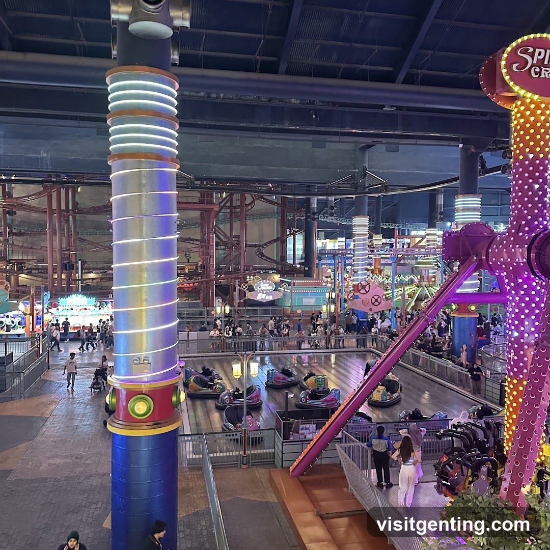 Indoor amusement park area