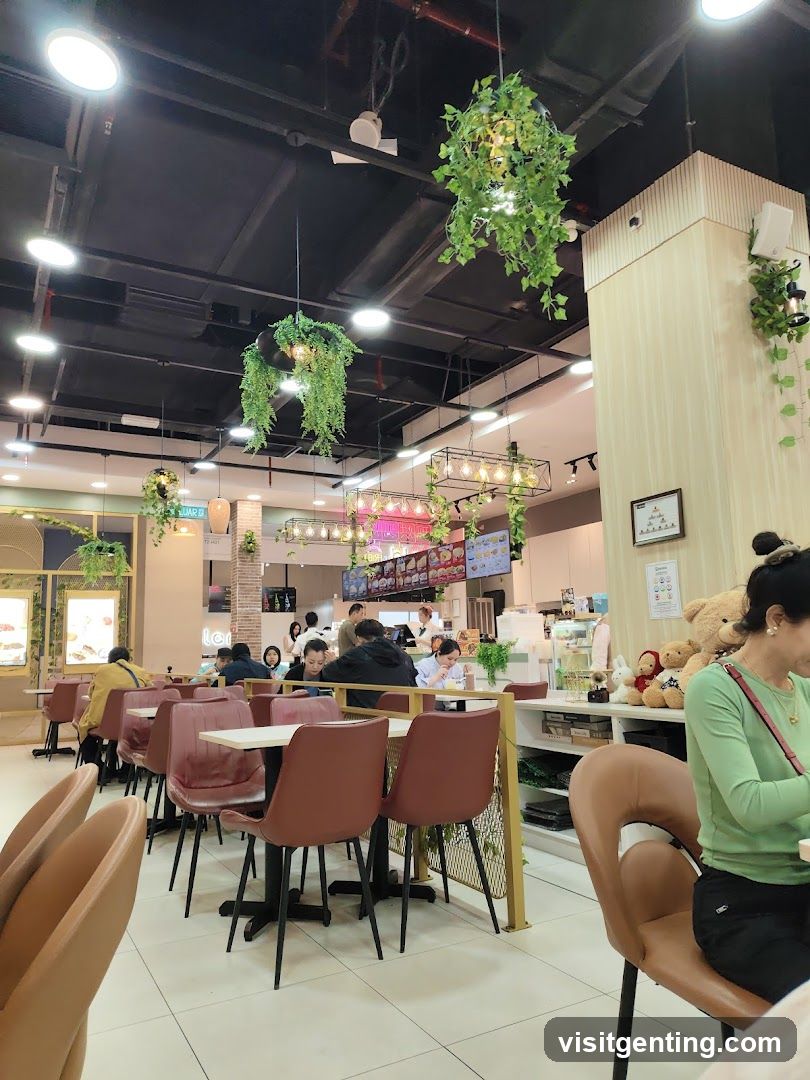 Interior of a café or restaurant