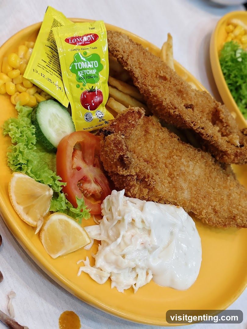 Fish and Chips Plate