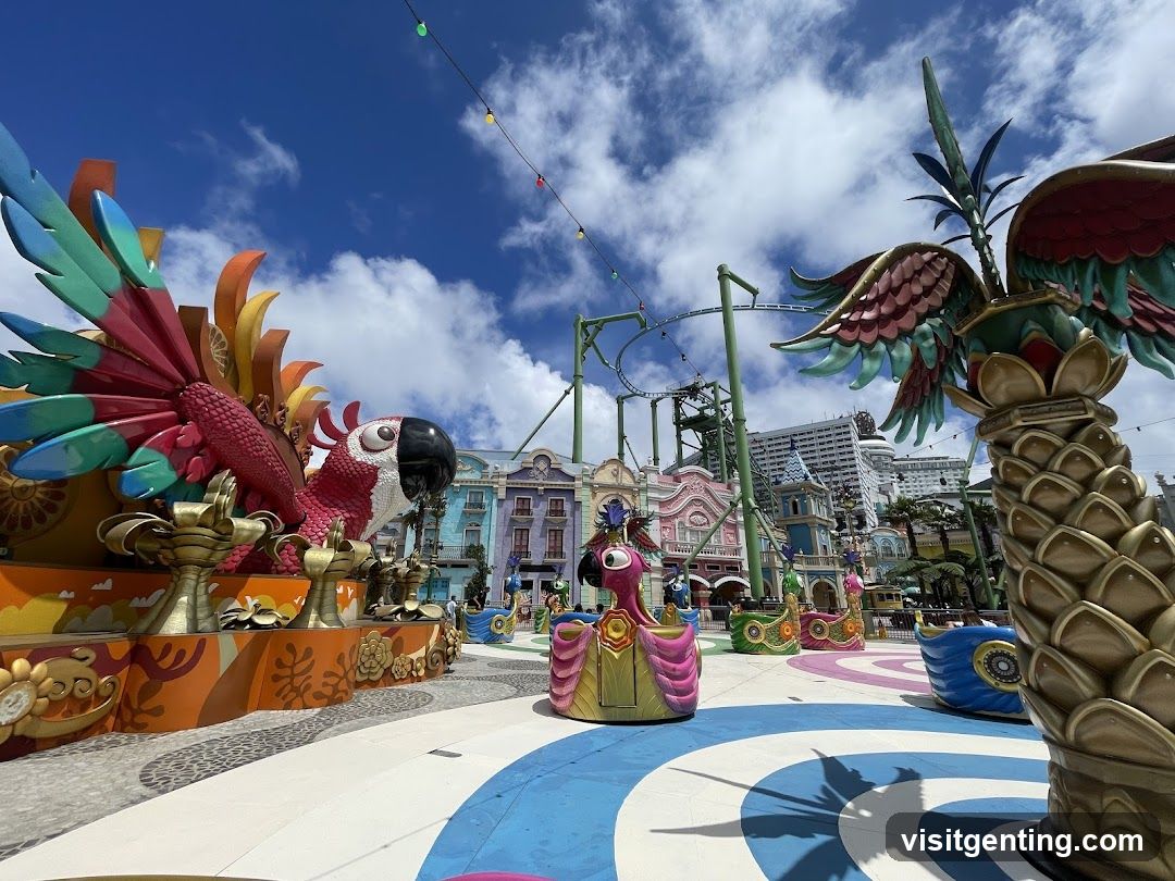 Amusement Park Entrance Area