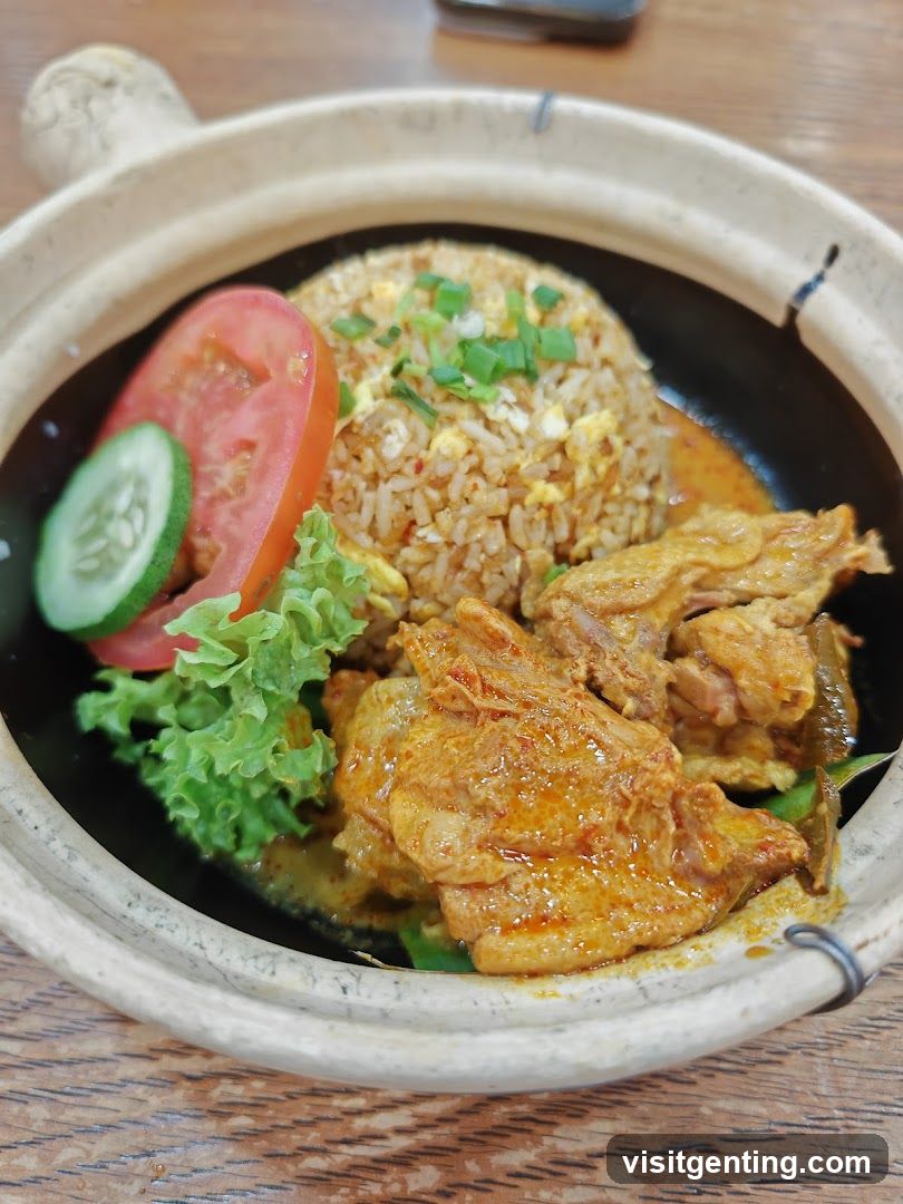 Food dish in clay pot