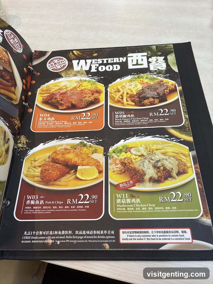Western Food Section