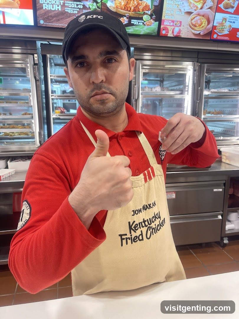 KFC Staff Member