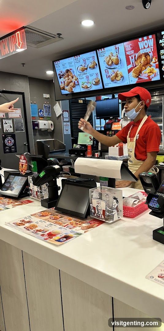 KFC Counter Interior