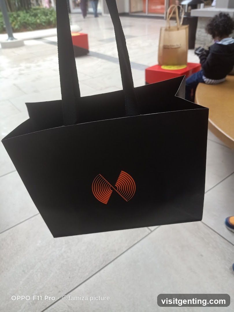 Shopping Bag in Indoor Mall