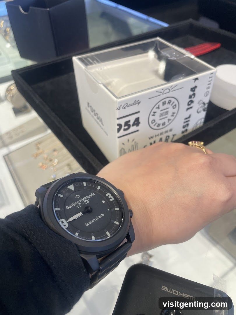 Wristwatch Display in Retail Setting