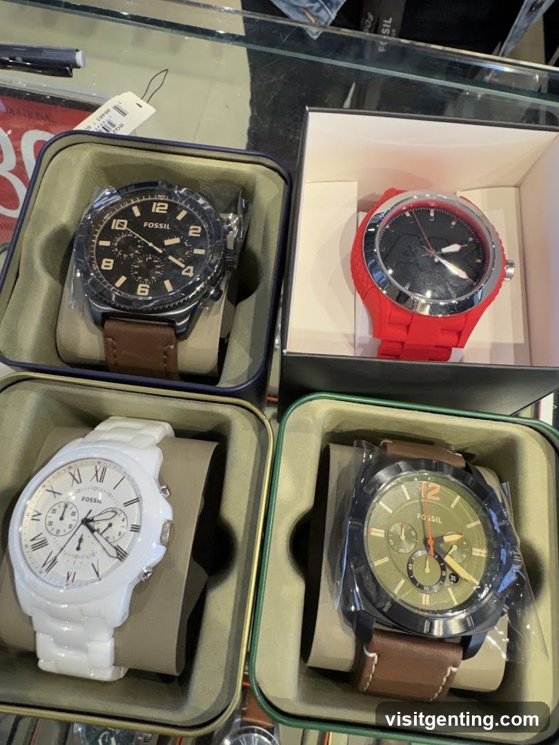 Fossil Watches Display