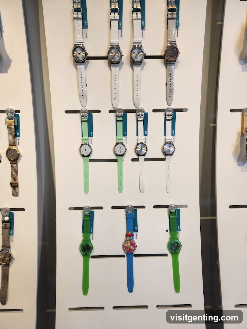 Watches Display Wall